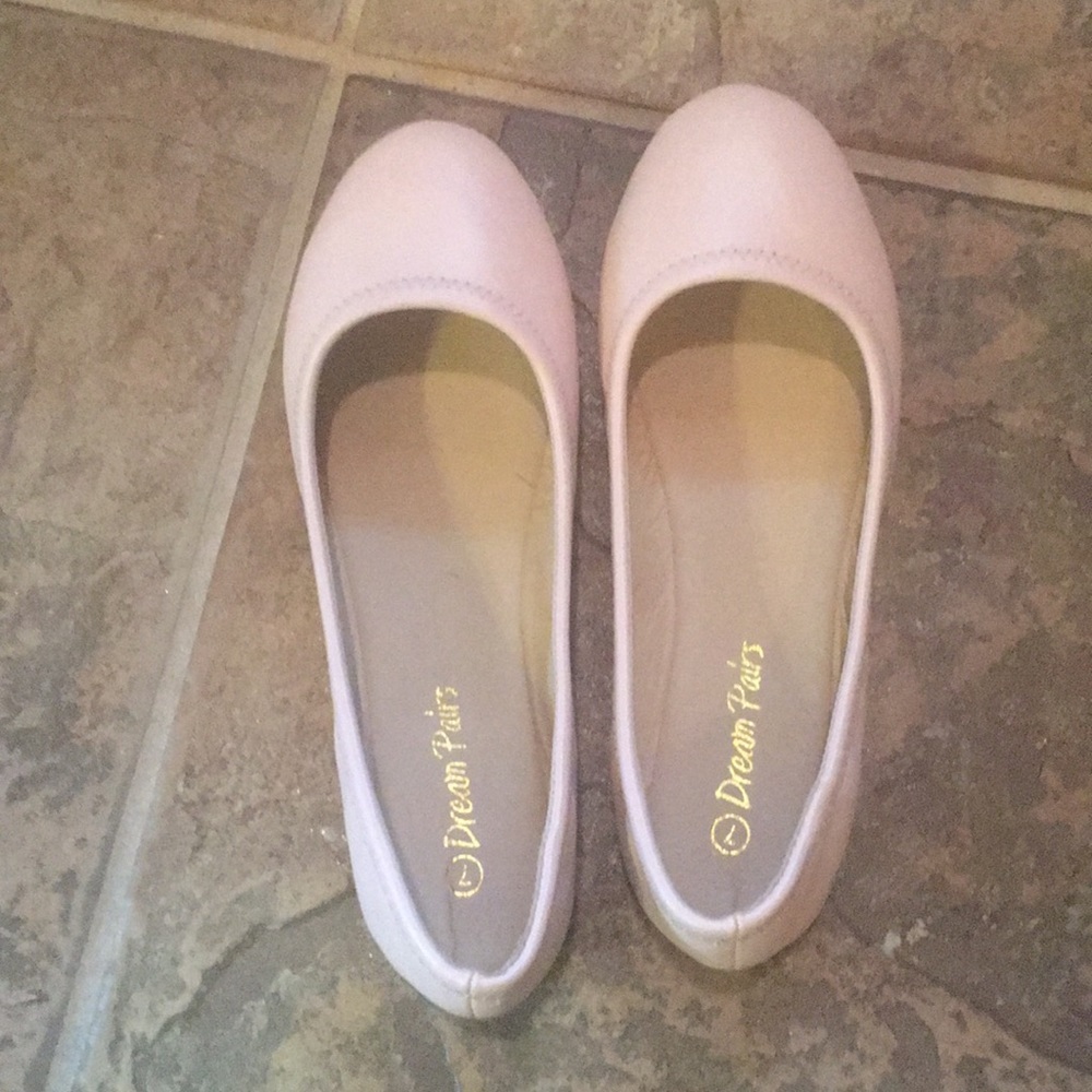 Light pink flats never worn